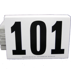 Adhesive Paper Numbers — 6" x 4"