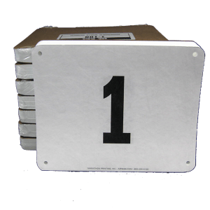 Stock Race Bibs — No Tear-Tag