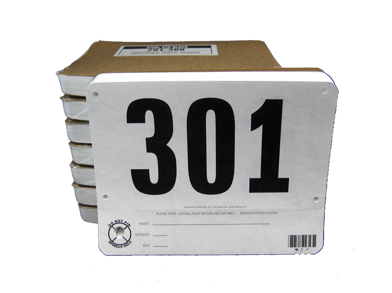 Stock Bibs with Tear-Tags