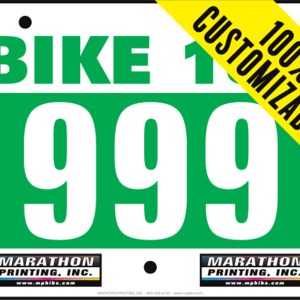 PVC Handlebar Bike Number