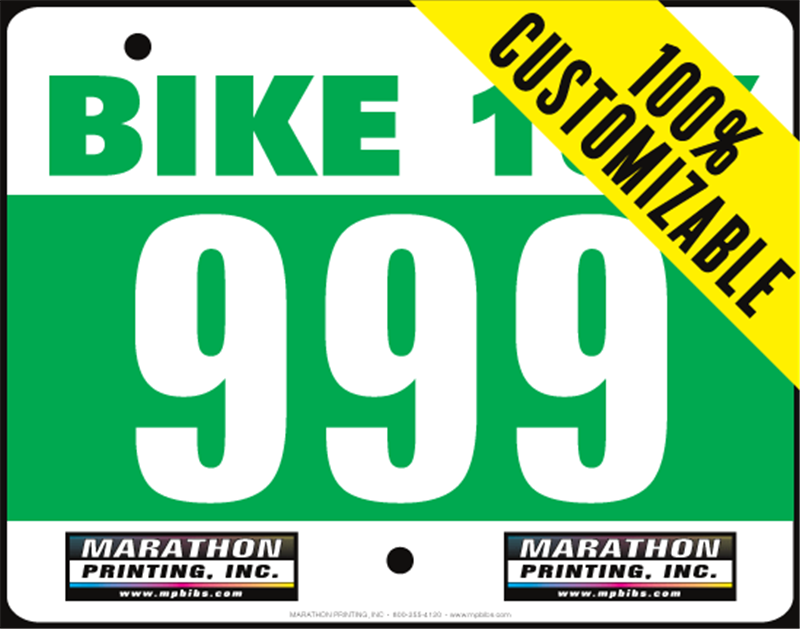 PVC Handlebar Bike Number